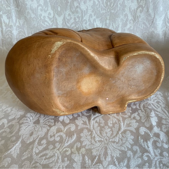 VTG Twin Winton Ceramic Cookie Jar Brown Boot Nursery Rhyme Granny Farmhouse - Picture 8 of 9